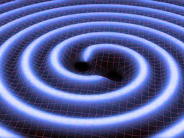 Representación gráfica de las ondas gravitacionales